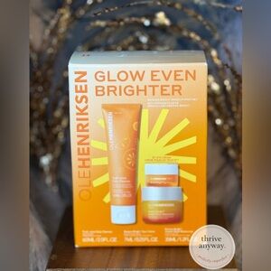 Ole Henriksen Glow Even Brighter Banana Bright Skincare Set Vitamin C NEW